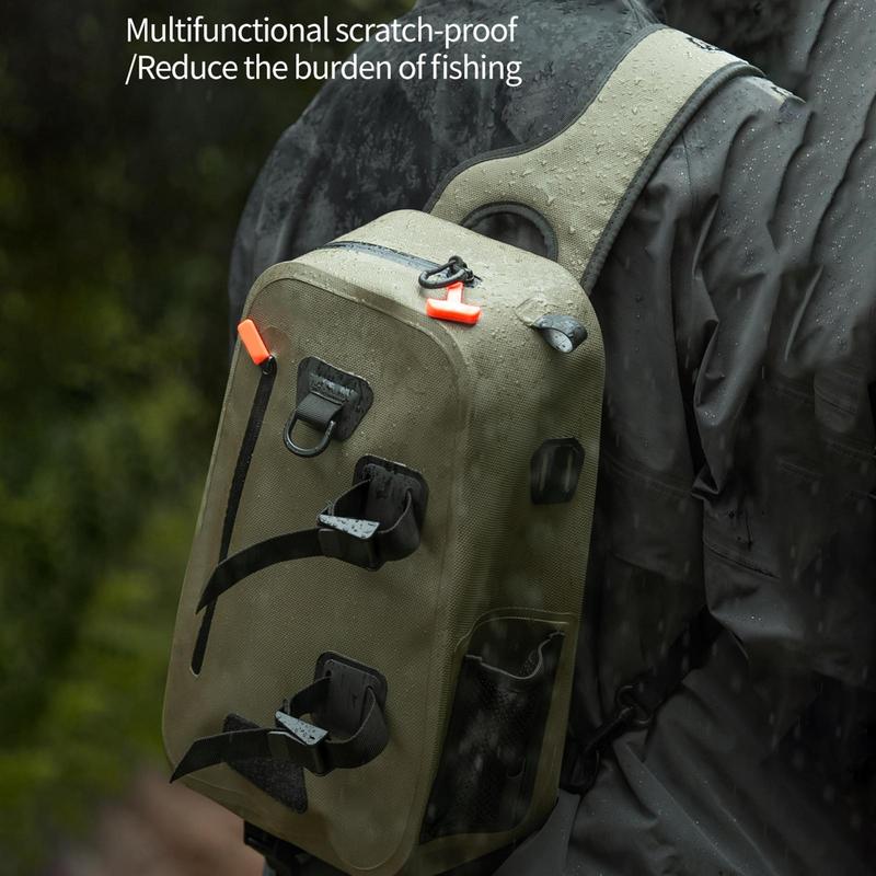 Fishing Equipment Box - 9.5L Fishing Sling Bag Fishing Shoulder