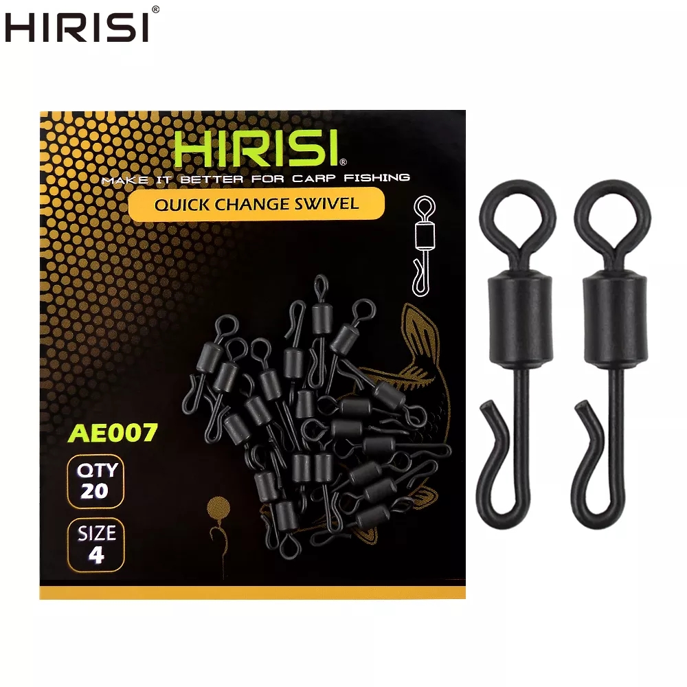 Fishing Equipment Cheap - 20pcs Carp Fishing Swivels Quick Change