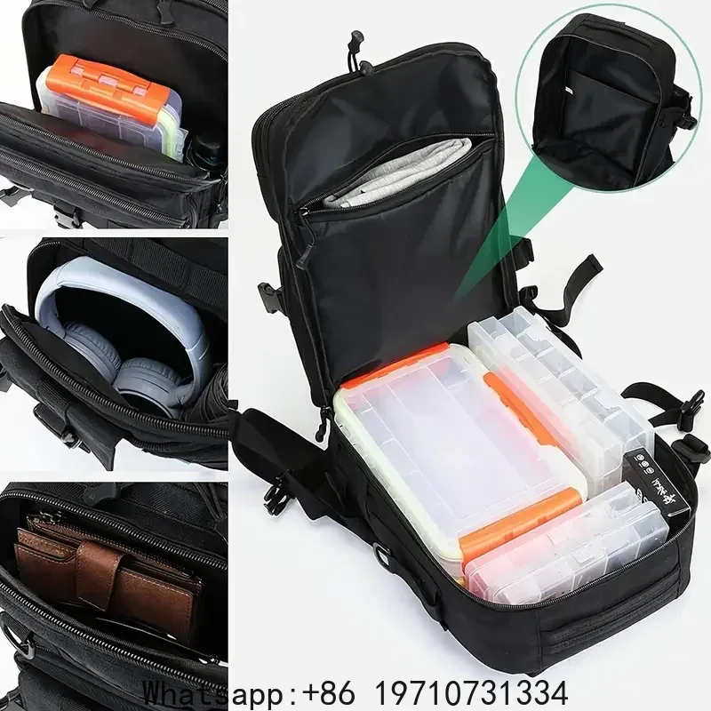 1000D Waterproof  Backpack Tac - Fishing Backpack ulasan dan harga
