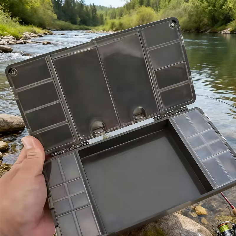 Large Capacity Hard PVC Tackle - Fishing Equipment Box ulasan dan harga