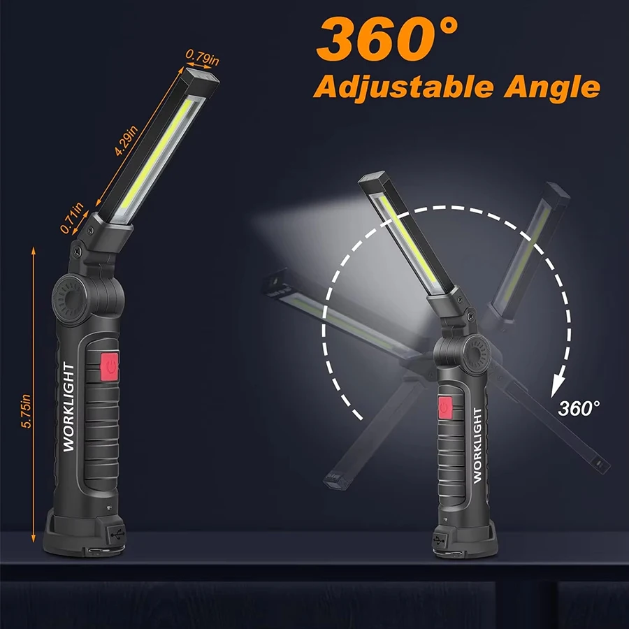 Rechargeable Magnetic Work Lig - Fishing Hook ulasan dan harga
