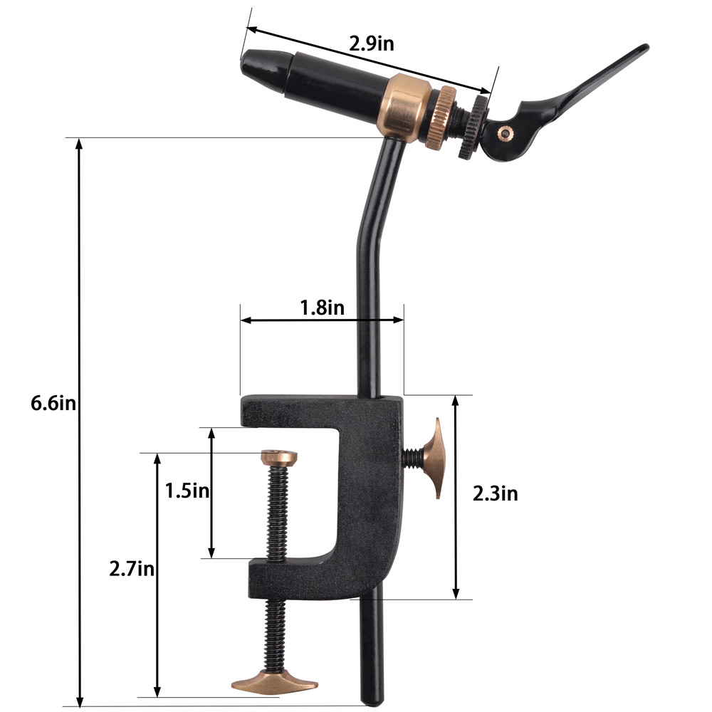 Rotary Fly Tying Vise Tool Saf - Fishing Equipment Fly ulasan dan harga