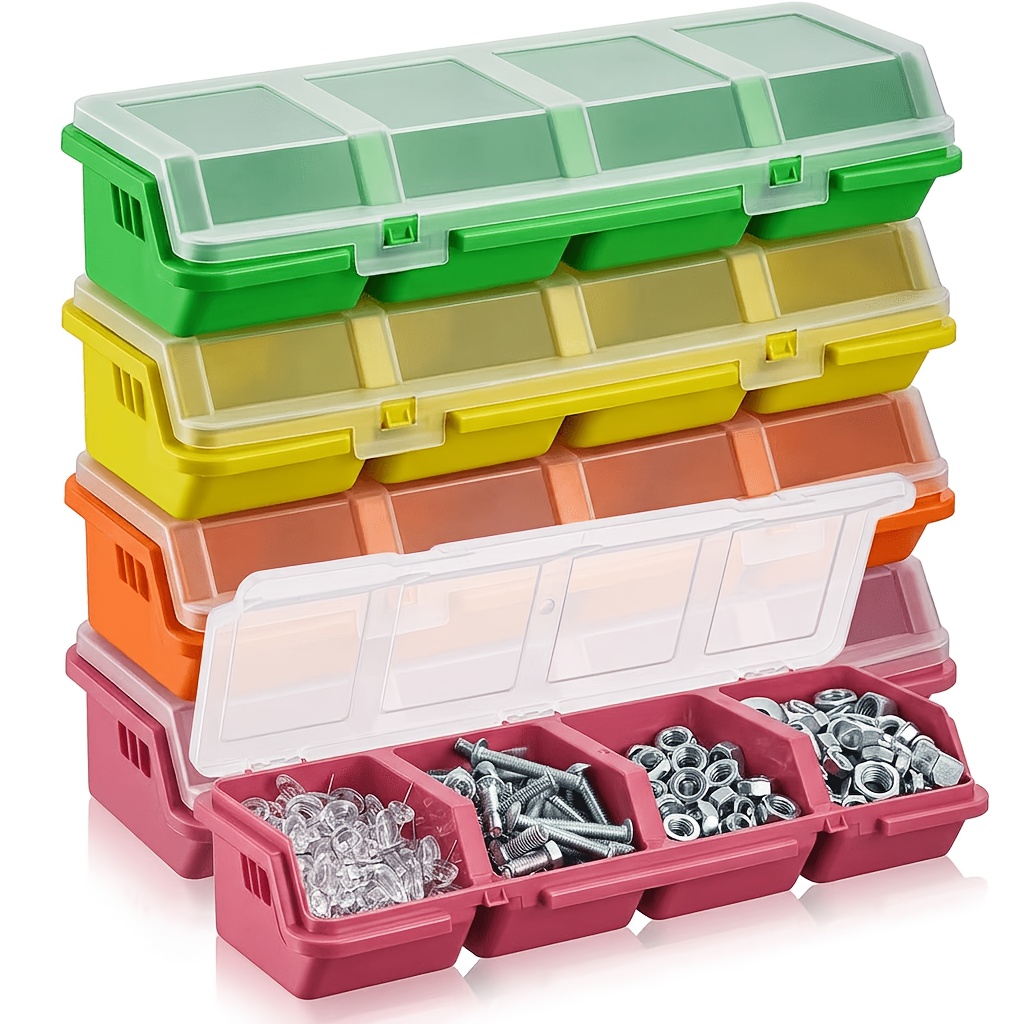 2 Pack 4 Compartments Plastic  - Fishing Equipment Box ulasan dan harga