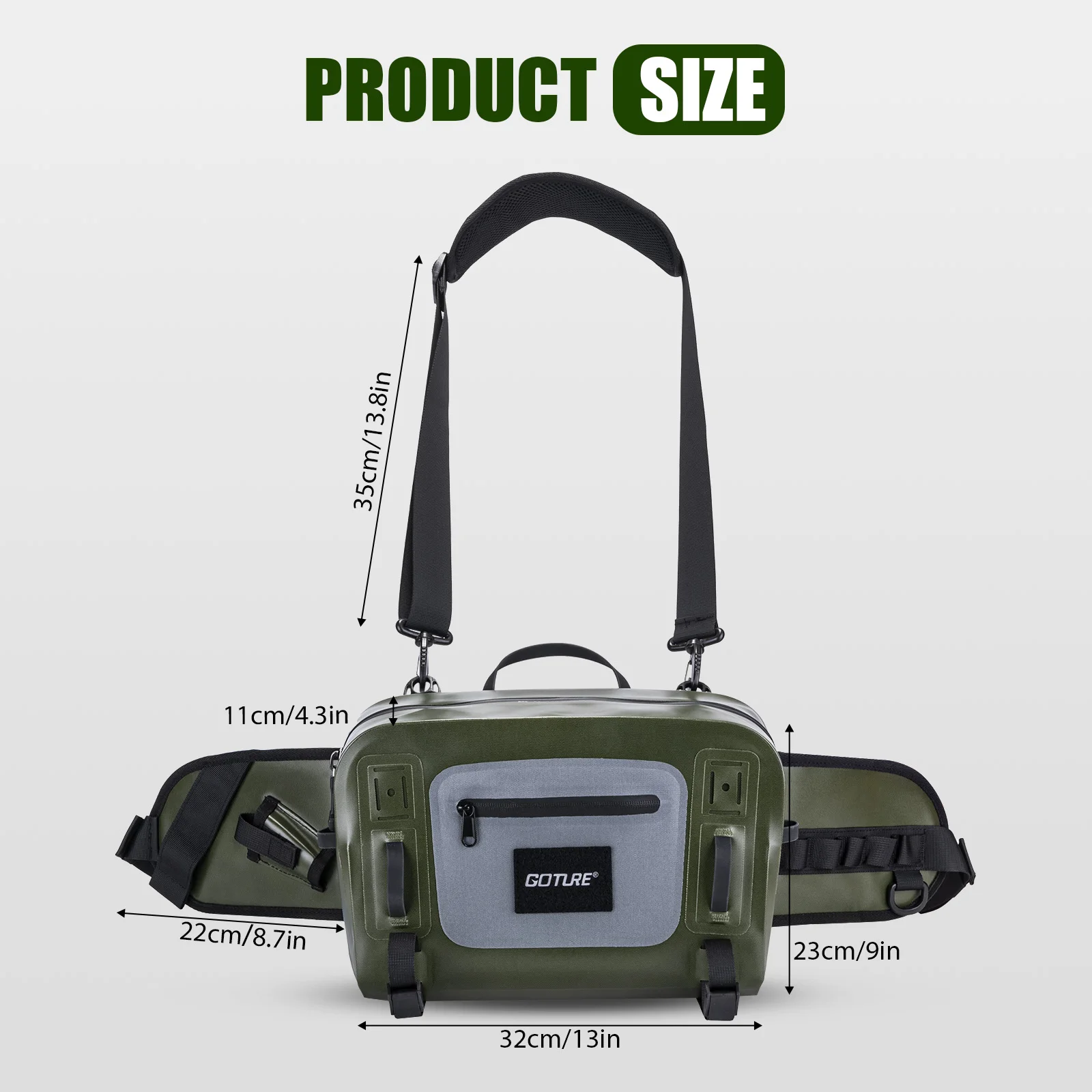 Gtoure Waterproof Fishing Tack - Fishing Equipment Fly ulasan dan harga