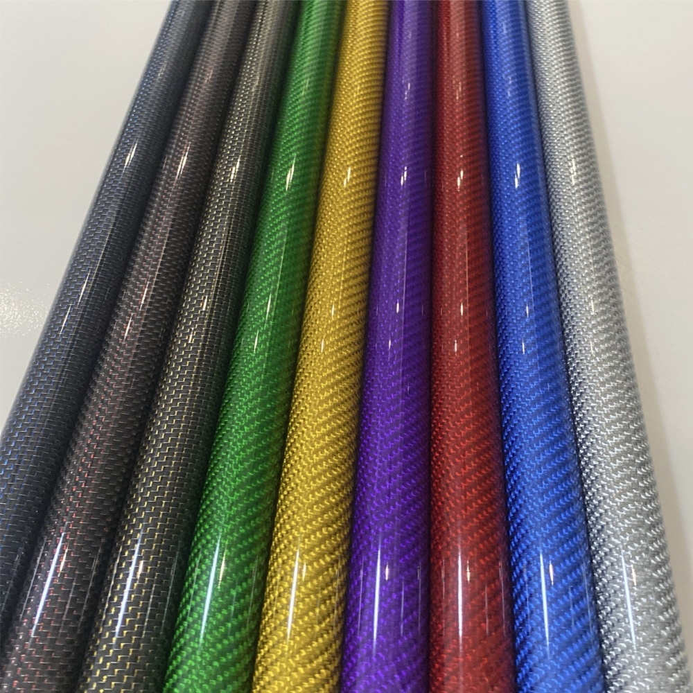 Carbon Fiber Tube Color 3K Twi - Carbon Fishing Rod ulasan dan harga