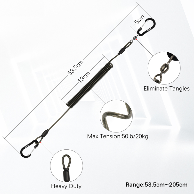 fishing tools Coiled Lanyards  - Fishing Equipment Rod ulasan dan harga