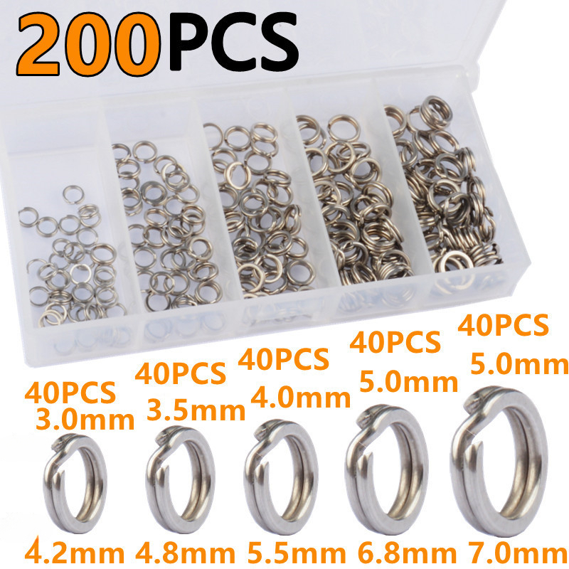 250Pcs 5 Sizes High Strength L - Fishing Equipment Tackle ulasan dan harga