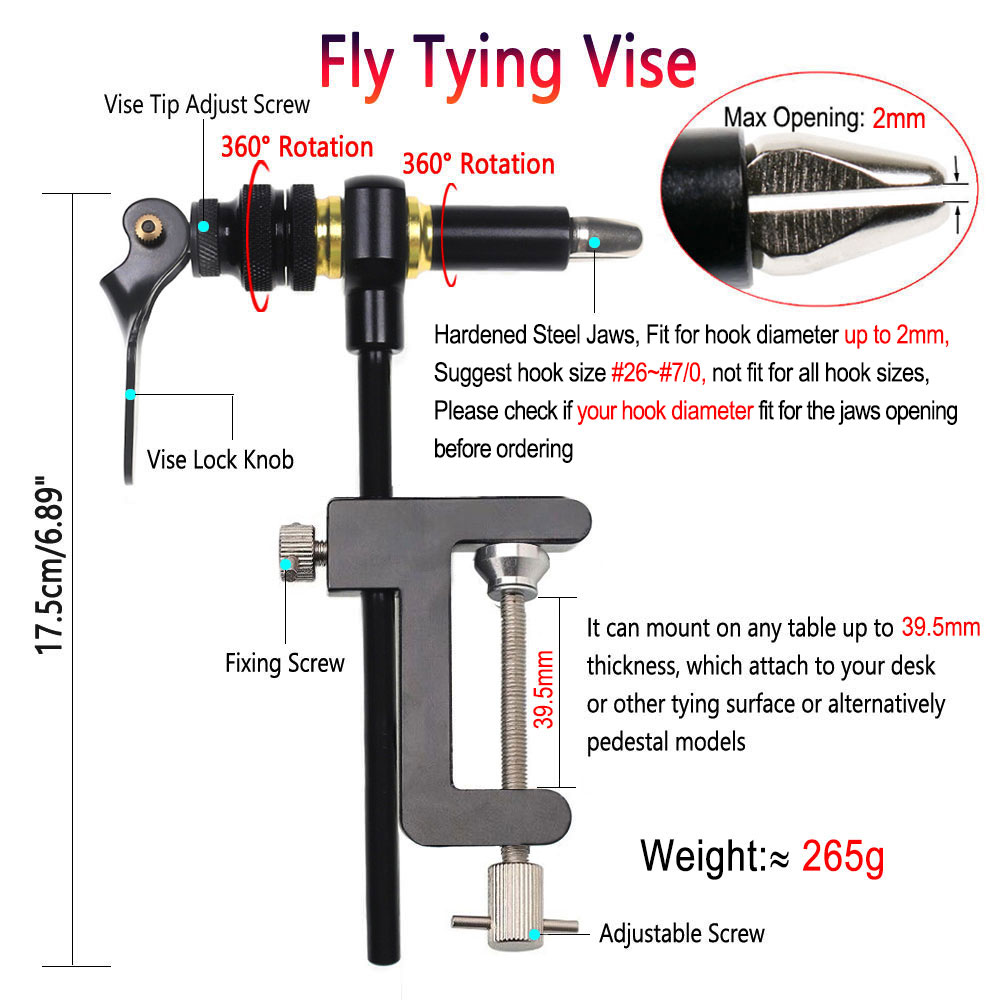 Bimoo 360° Rotation C-Clamp Fl - Fishing Equipment Fly ulasan dan harga