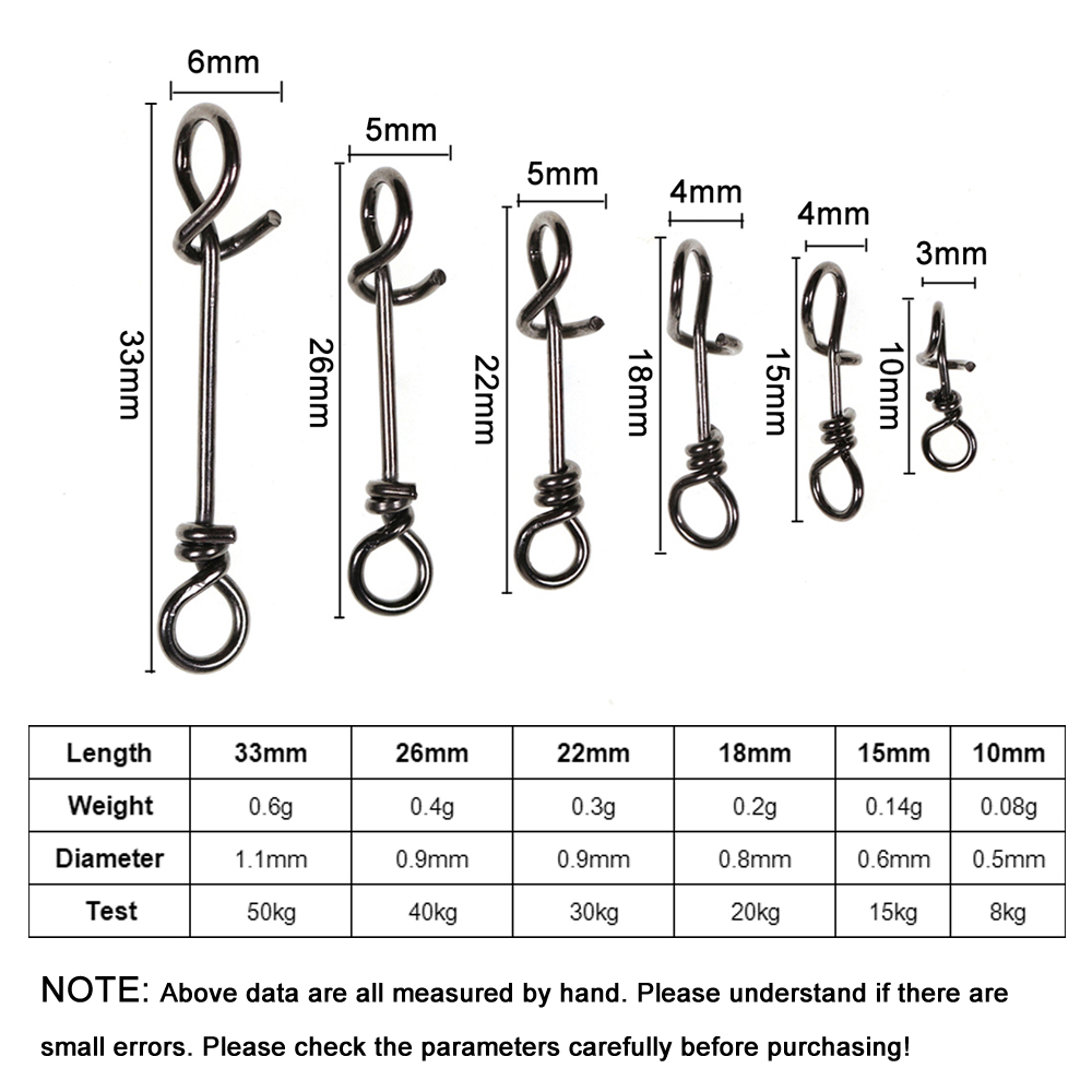 Bimoo 50pcs Stainless Steel Qu - Fishing Equipment Tackle ulasan dan harga