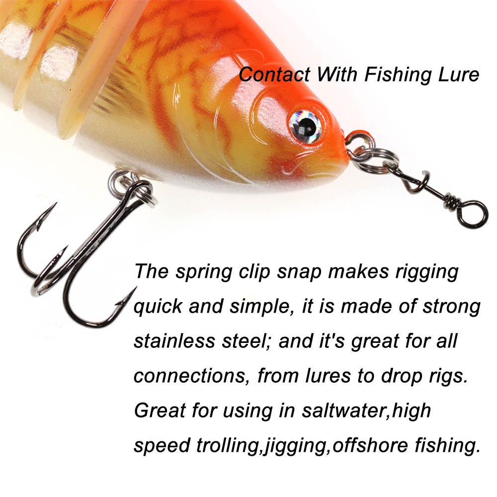Bimoo 50pcs Stainless Steel Qu - Fishing Equipment Tackle ulasan dan harga