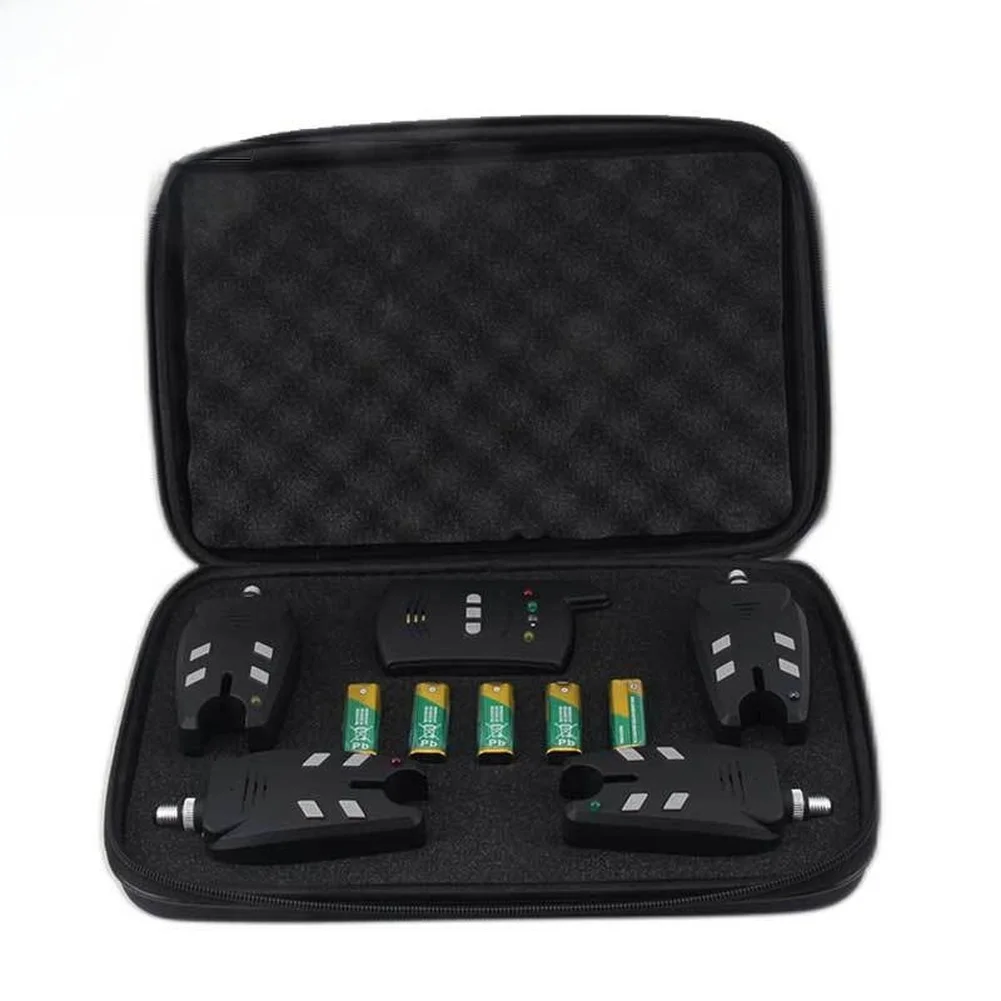 Fishing Alarm Set Box 1+4 With - Fishing Equipment Box ulasan dan harga