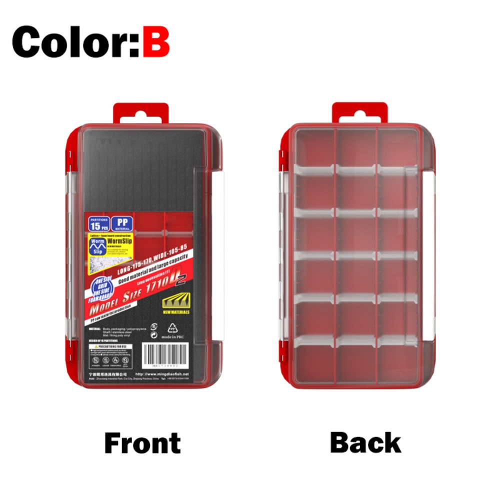 Fishing Tackle 2 Layer Fishhoo - Fishing Equipment Box ulasan dan harga