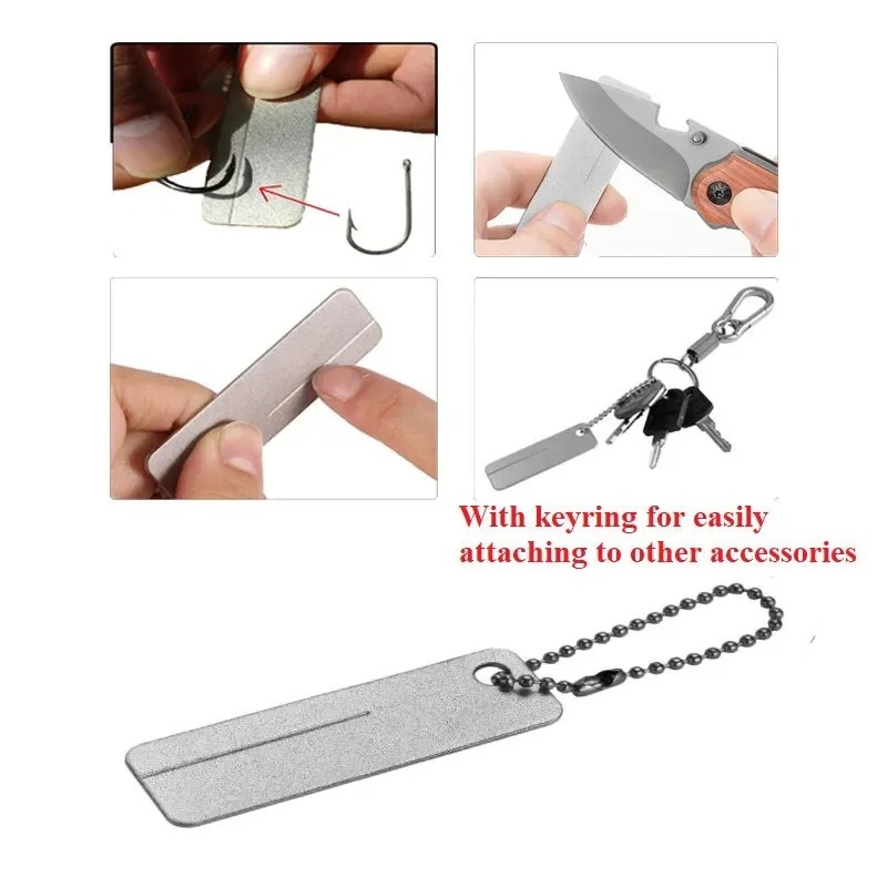 Mini Diamond Sharpening Stone  - Fishing Hook ulasan dan harga