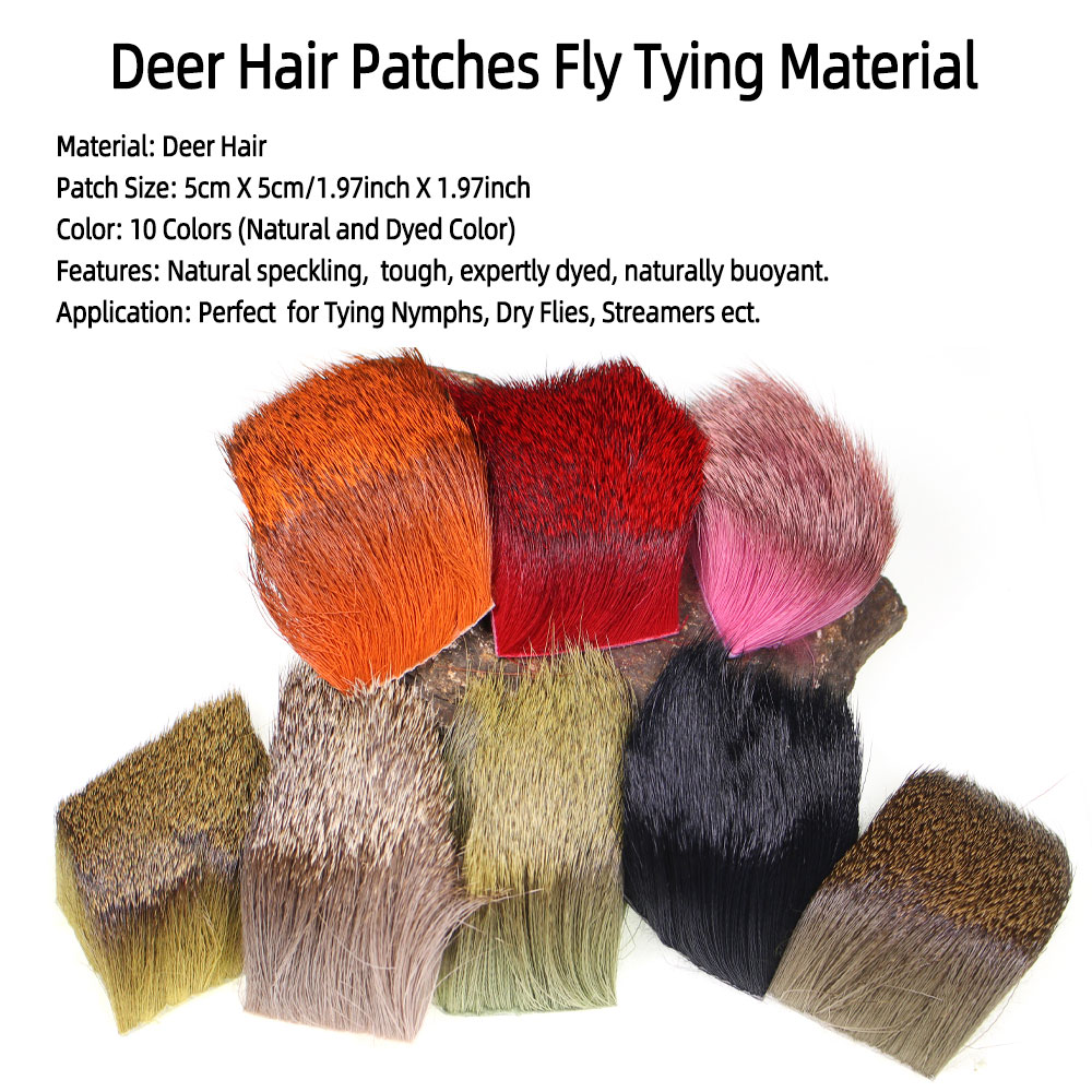 1PC 5cm X 5cm Natural and Dyed - Fishing Equipment Fly ulasan dan harga