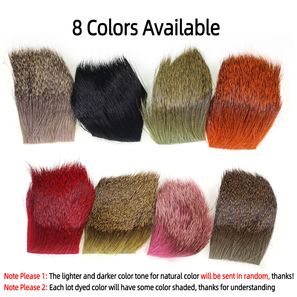 1PC 5cm X 5cm Natural and Dyed - Fishing Equipment Fly ulasan dan harga