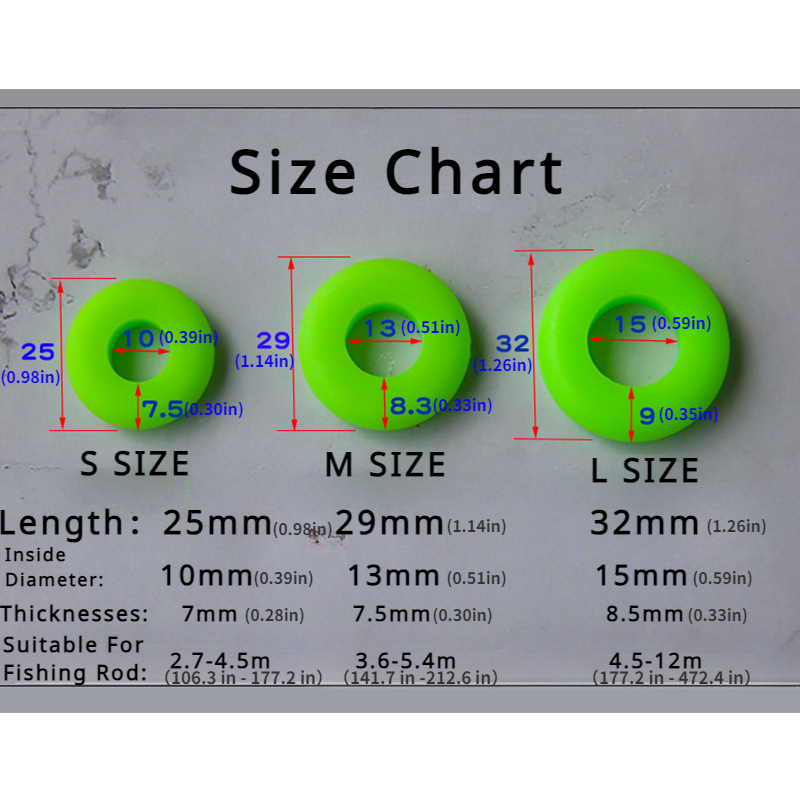 10 Pcs Rod Clip Silicone High  - Fishing Equipment Clearance ulasan dan harga