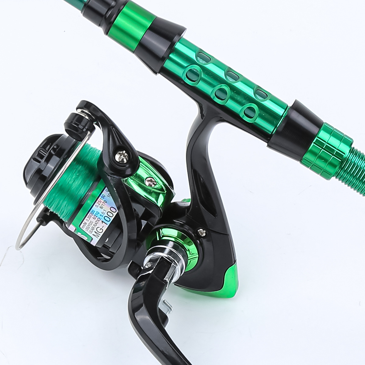 1.8 Meters Green Carbon Fiber  - Fishing Equipment Box ulasan dan harga