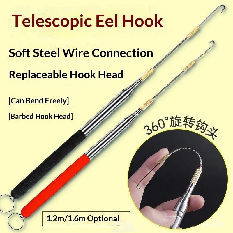Telescopic Eel Fishing Hook 36 - Carbon Fishing Rod ulasan dan harga