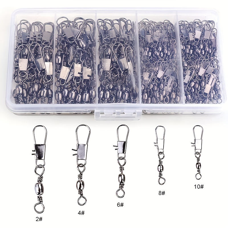 50/200pcs Barrel Snap Swivel F - Fishing Equipment Tackle ulasan dan harga